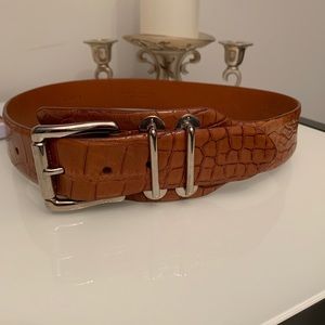 ralph lauren leather belt